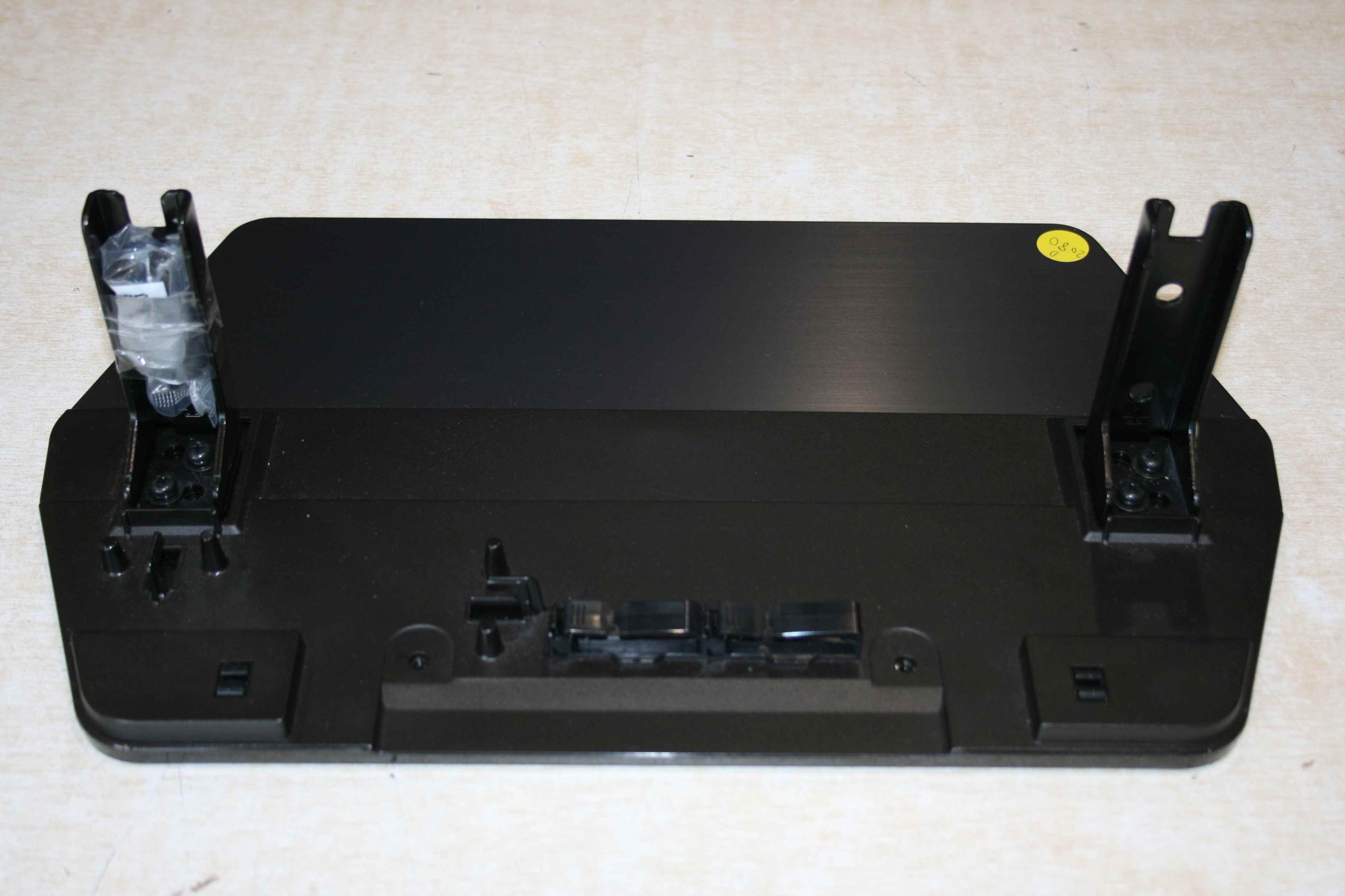 Supporto TV Da Tavolo In Vetro Lucido Nero Per Sony KD55AF8, Base Fissa 55 Pollici, VESA 600x400