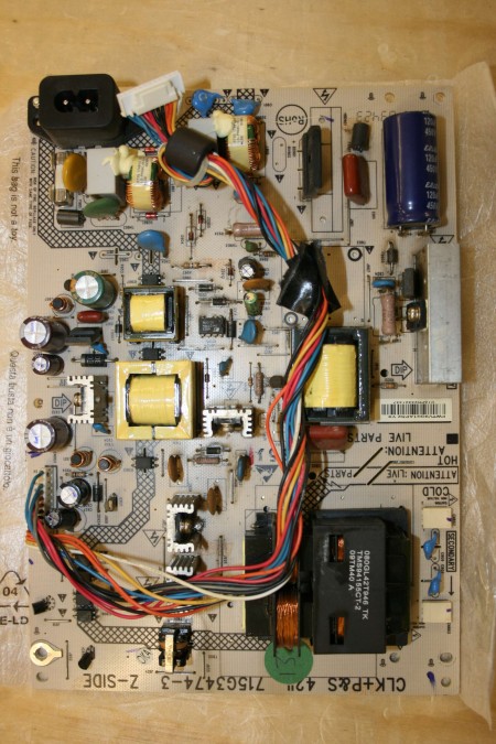 PHILIPS - 715G3474-3, PWTV9QG1APR2 Y9, 42PFL3604/12, 715G34743, 42PFL360412, PSU