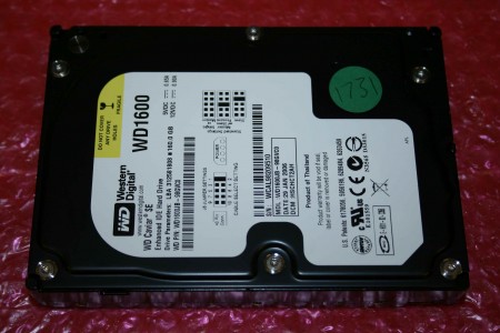 *NEW* SONY - HARD DRIVE - A1082555A, 160 GB, WD1600, WD1600JB-98GVC0