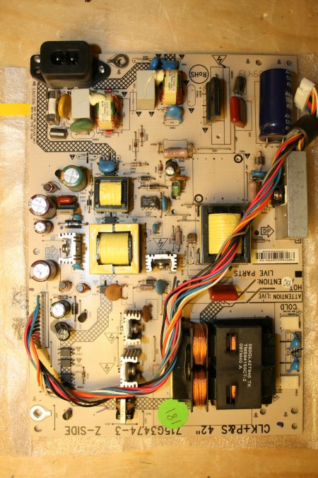 PHILIPS - 715G3474-3, 42PFL3604/12, PWTV9QG1APR2 Y9, 42PFL360412, 715G34743, PSU