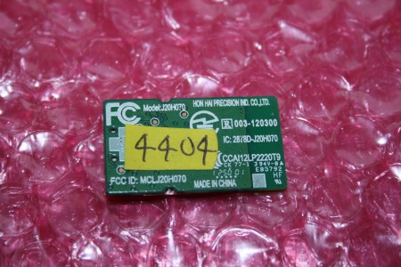 SONY - J20H070, MCLJ20H070, 2878D-J20H070, 2878DJ20H070, BLUETOOTH MODULE