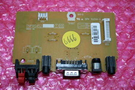 PANASONIC - TXNHX11WER, TNPA5452, TH-60PF30ER, TH60PF30ER, ANALOG PCB