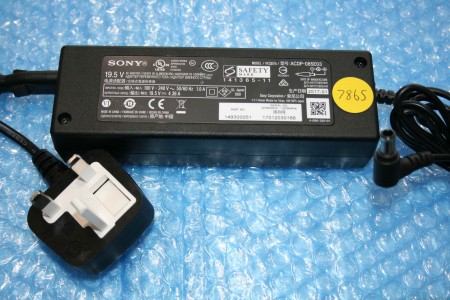 SONY - 149300051, ACDP-085E03, 19.5 VOLTS, 4.36 AMPS, AC ADAPTER