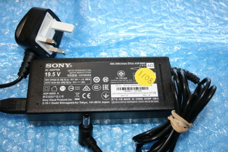 *NEW*  GENUINE SONY KDL-43WF663 AC ADAPTER - 149348211, ACDP-060D01, 19.5 VOLTS, 3.08 AMPS.