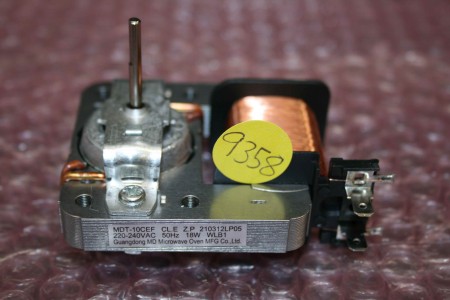 *NEW* PANASONIC NN-E28JBMBPQ, NN-E28JMMBPQ FAN MOTOR - MDT-10CEF - 210312LP05 - 220-240V, AC 50HZ, 18W, WLB1