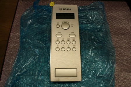 *NEW*  BOSCH MICROWAVE HMT84M661B/04 - COMPLETE FRONT CONTROL CABINET AND PCBS - 00673054