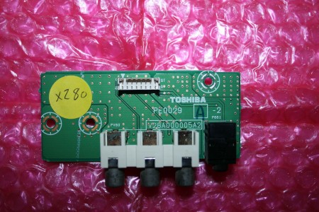 TOSHIBA - V28A000005A2, PE0029, R-1786, 42WLT66 - A/V PCB
