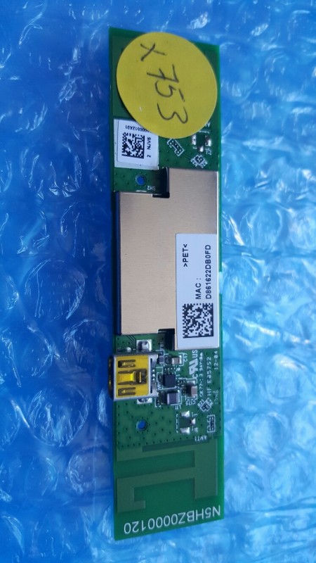 *NEW* PANASONIC - N5HBZ0000120, DNUA-P75B, NKR-P75B, 4441A-P75B, CCAF14LP1890T9,TX-50CX680B - WIFI PCB