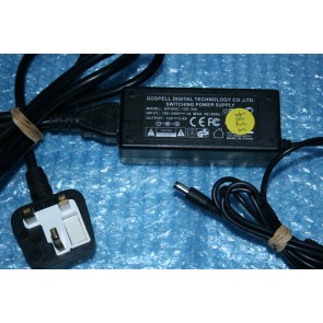 GOSPELL- GP305C-120-350, GP305C120350, 12 VOLTS, 3.5 AMPS, AC ADPATER