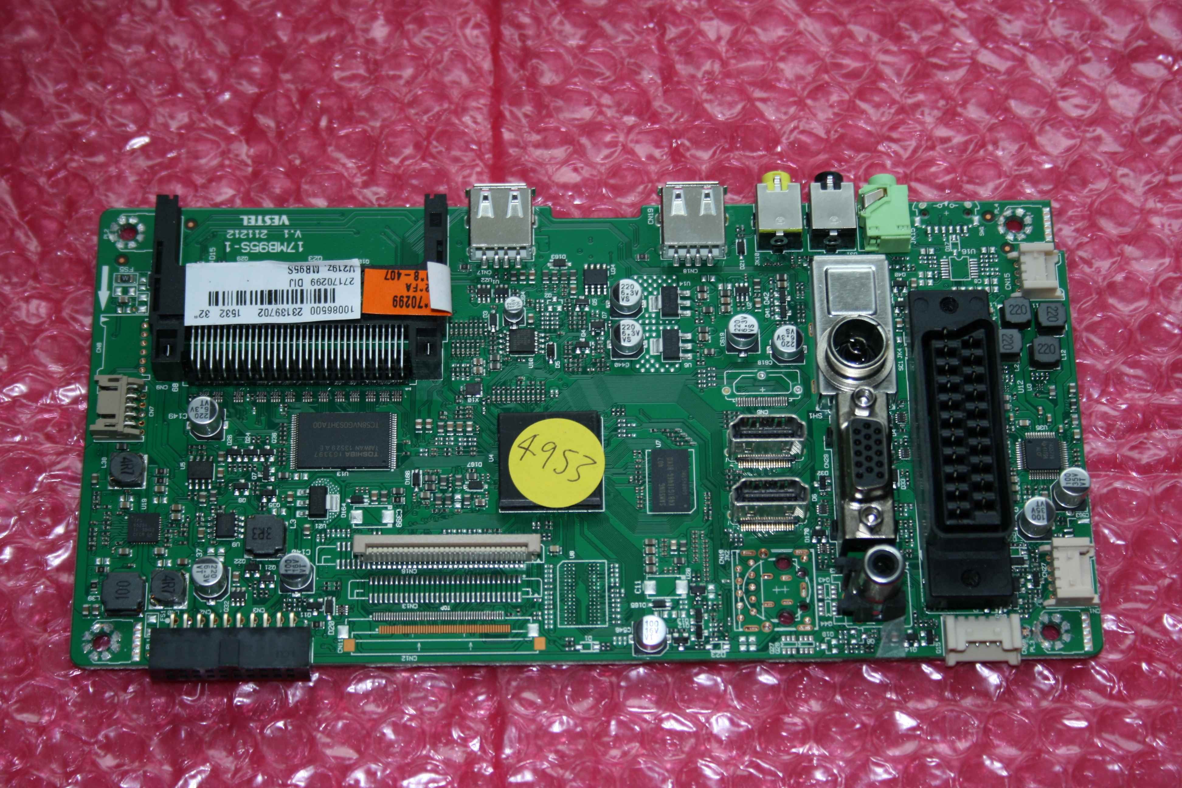 Carte Mère VESTEL 17MB95S-1 / 23114322 - Compatible TV Toshiba 32W1333DG, Philips, Occasion
