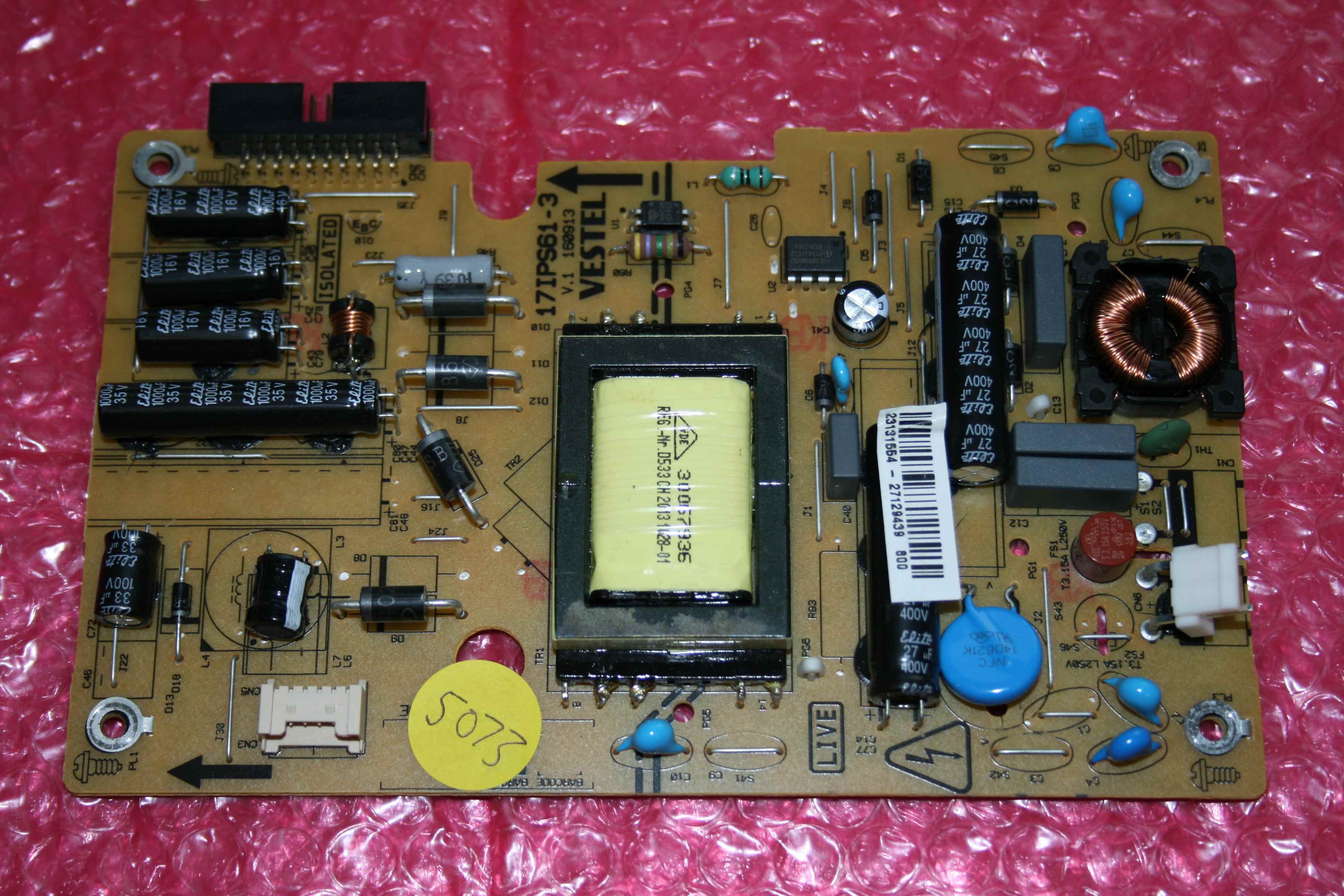 TOSHIBA - 23131554, 17IPS61-3,160913, 17IPS613, 22D1333B, PSU lcd-tv ...