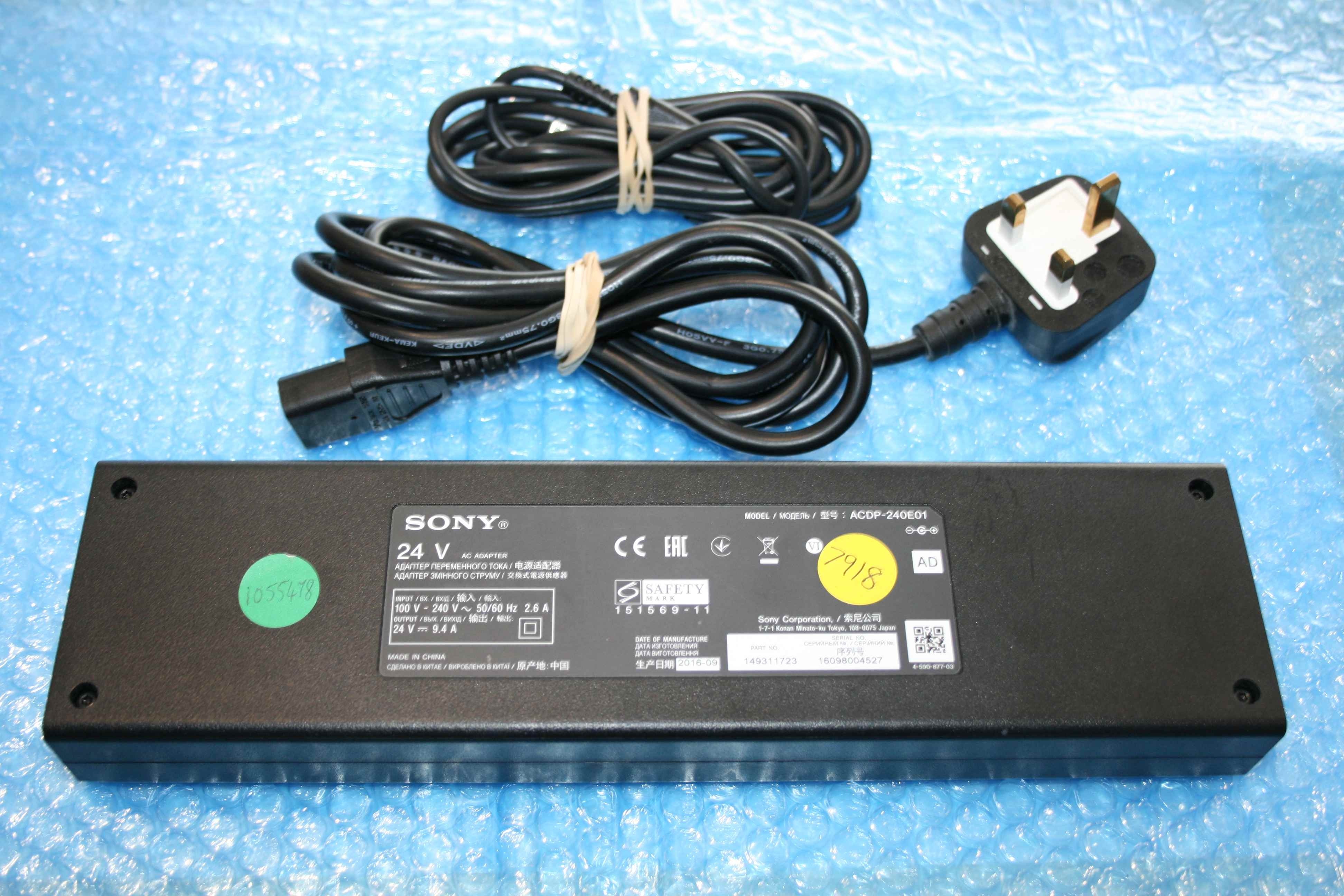 SONY 149311723, ACDP240E01, 24 VOLTS, 9.4 AMPS, KD55XD9305, AC