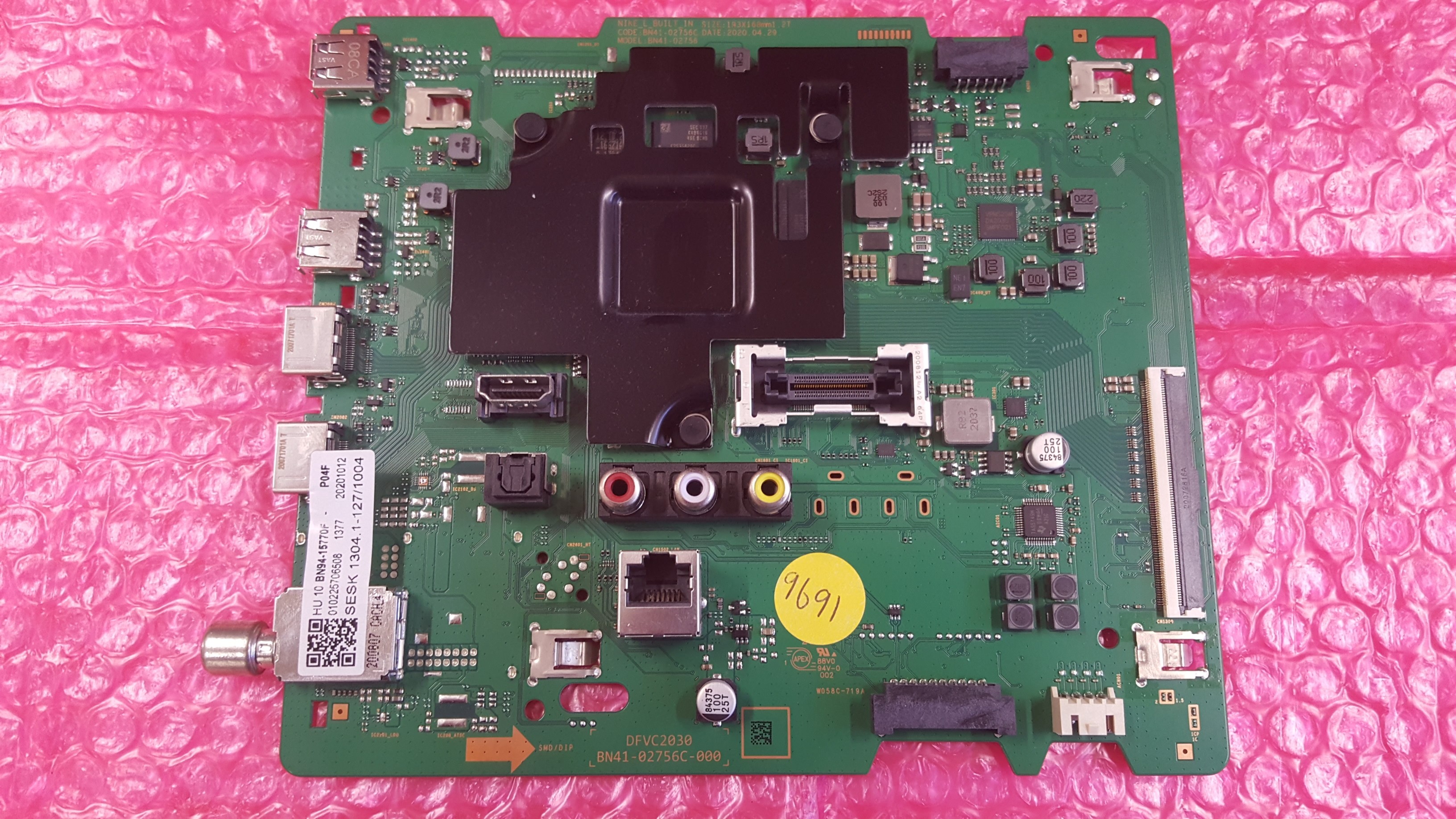 SAMSUNG UE50TU8000KXXU MAIN PCB BN9415770F, BN9415770F