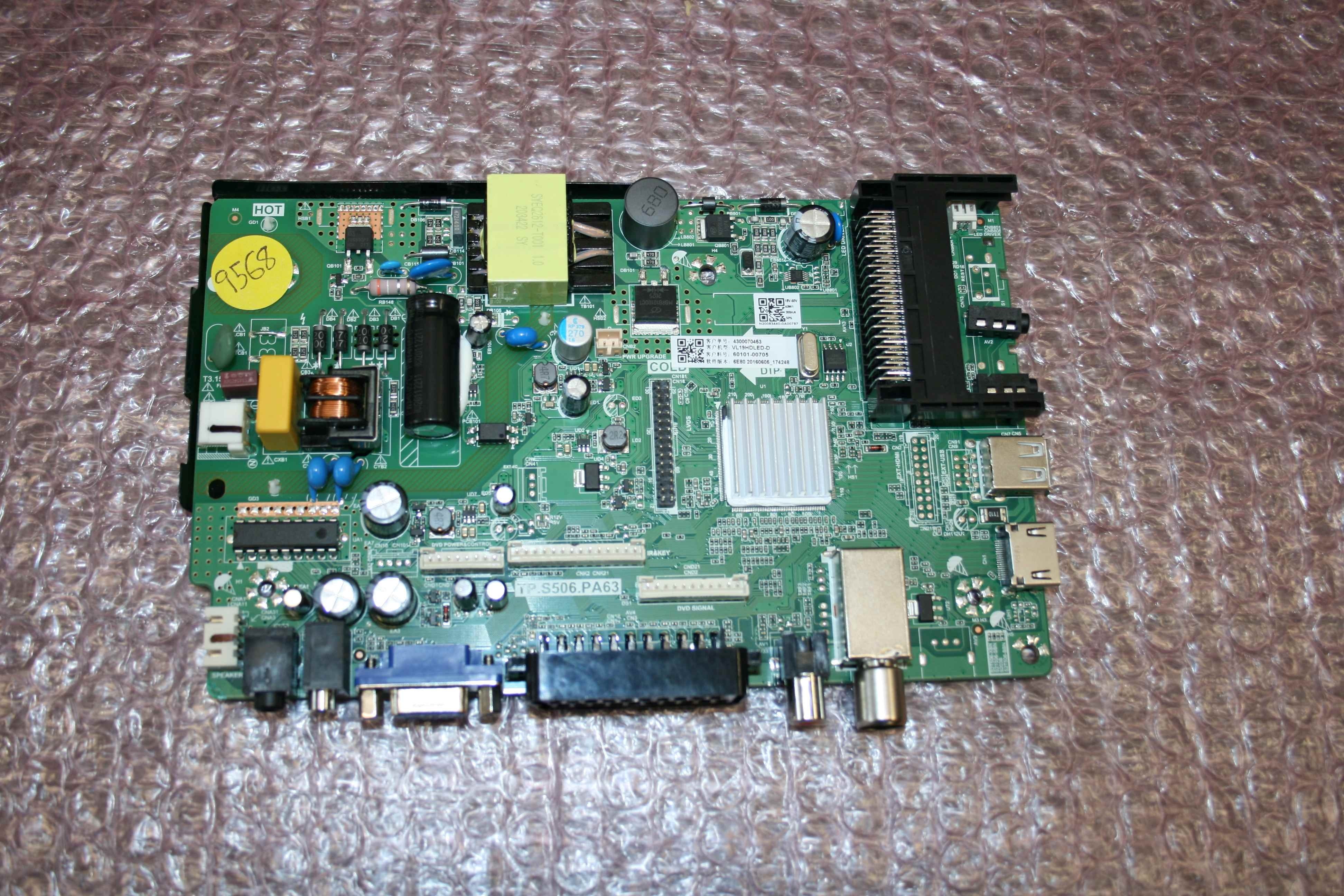 *NEW* BUSH VM19HDLED MAIN PCB - TP.S506.PA63 - Parts lcd-tv-parts.com
