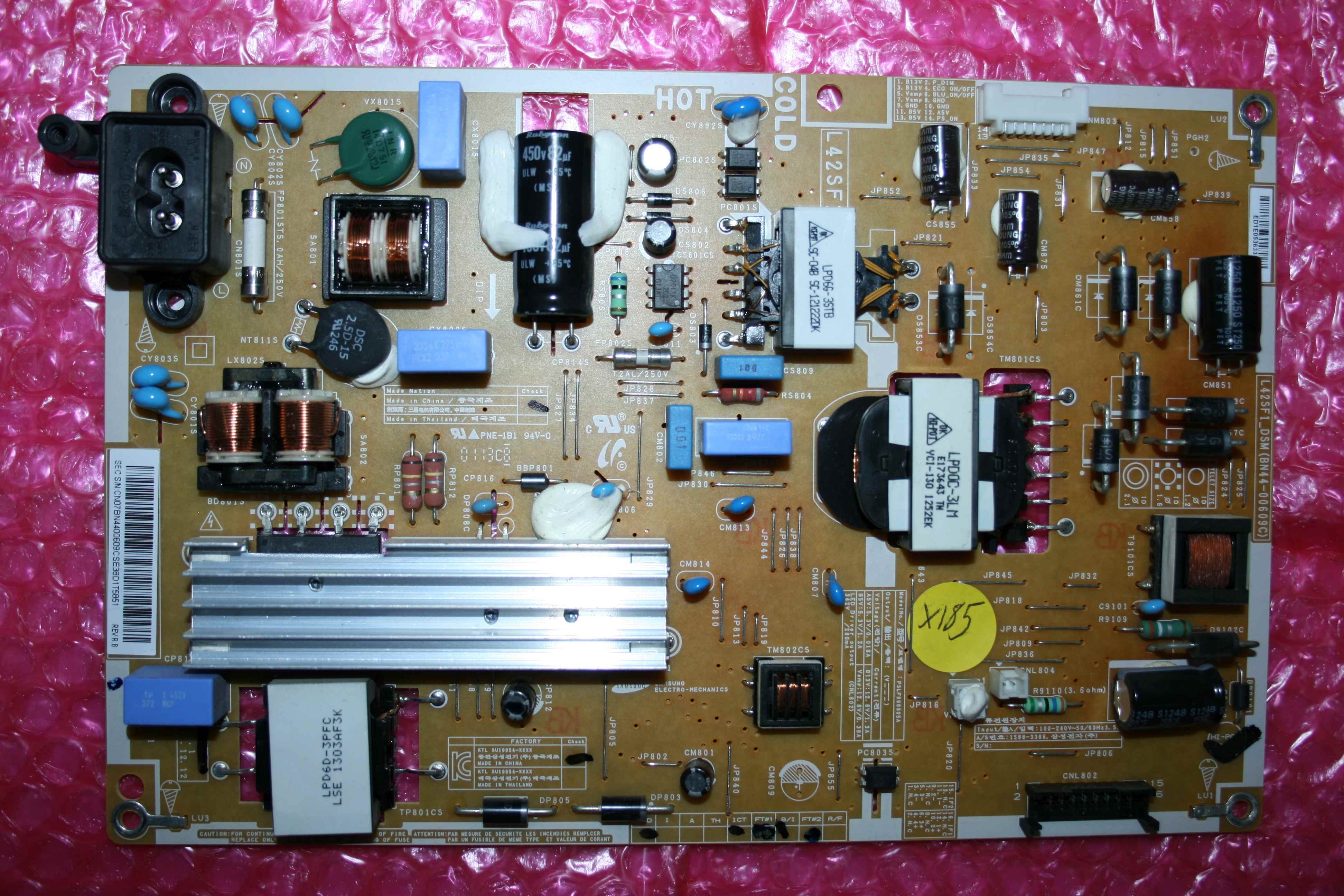 Блок питания bn44 00609a схема SAMSUNG - BN44-00609C, BN4400609C, L42SF1_DSM, BN44-00609A BN44-00609B BN44-0060