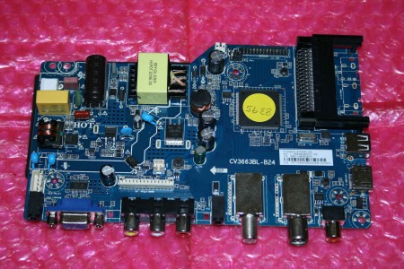E-STAR LEDTV24D4T2, MAIN PCB, PT236AT02-4, CV3663BL-B24, 7.T3663BLB24121A5