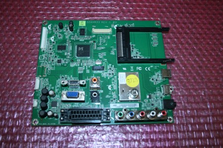 TOSHIBA 32AV833B MAIN PCB - 32AV833 REV:1.03 - 60EB40M0BA11P